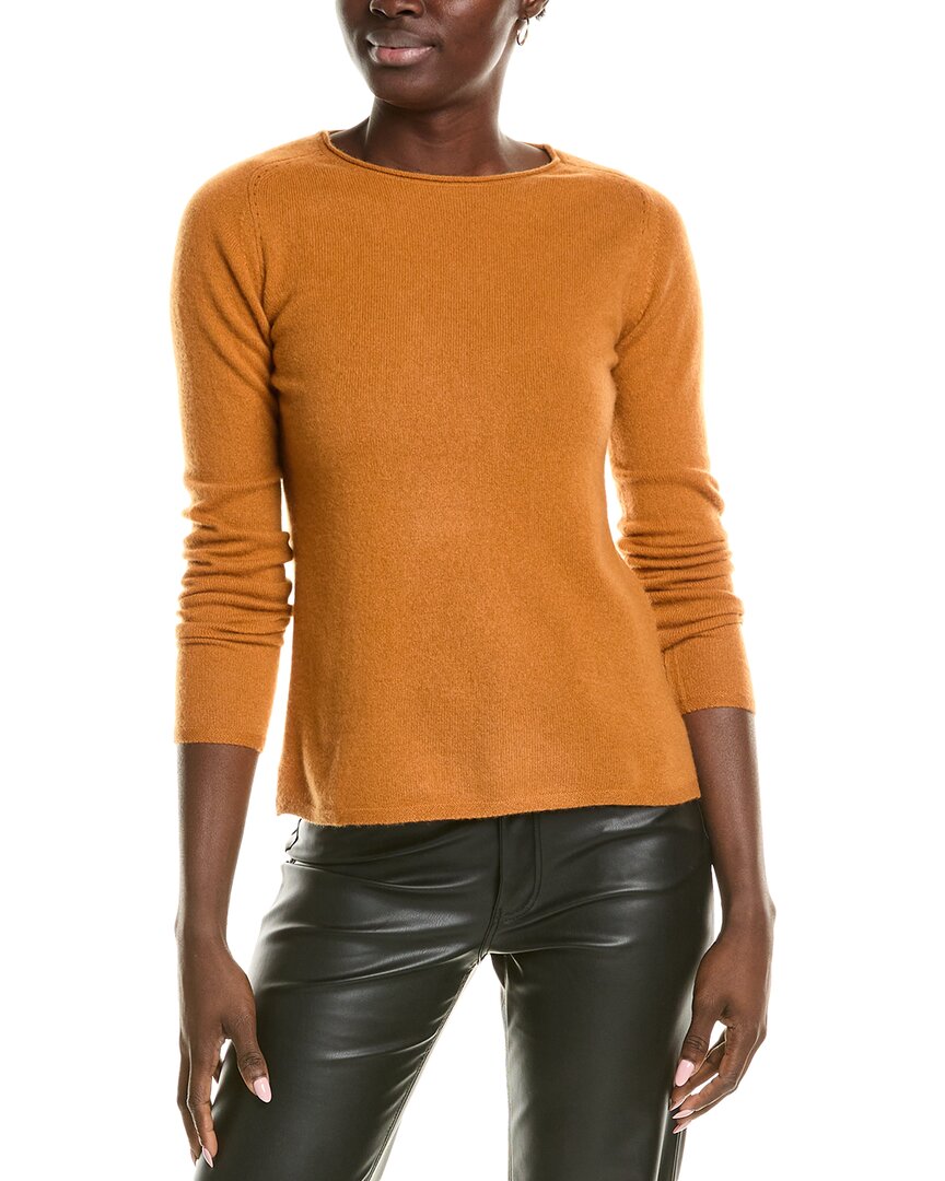 Sofiacashmere Relaxed Crewneck Cashmere Sweater1