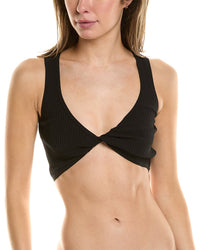 Devon Windsor Kiara Bikini Top Black