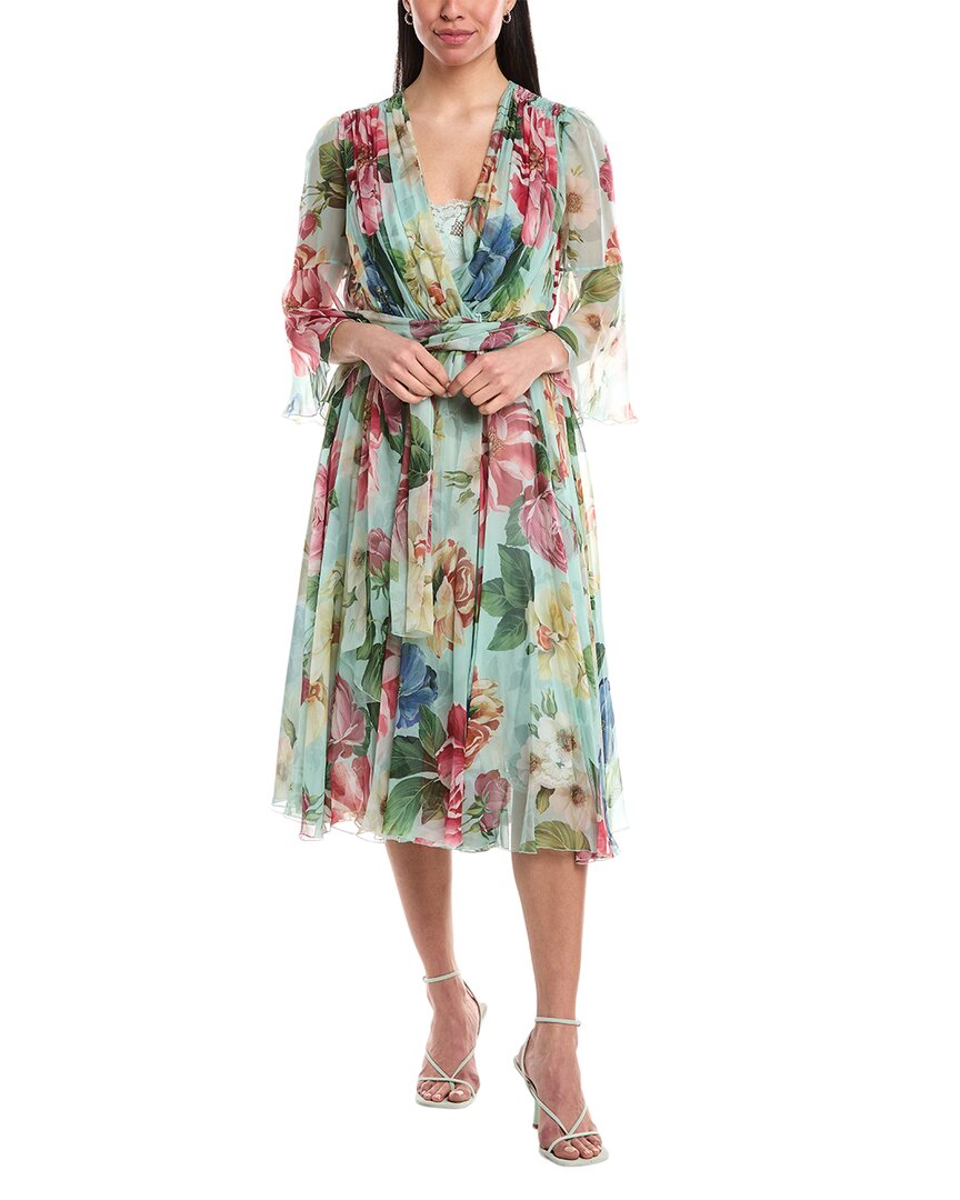 Dolce & Gabbana Silk Midi Dress