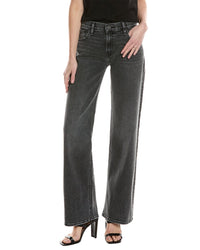 Hudson Jeans Kelli Low-Rise Grander Loose Straight Jean Black