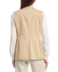 Anne Klein Petite Notch Collar Vest