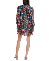 Farm Rio Seasheel Tapestry Mini Dress