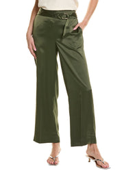 Anne Klein Anne Klein Belted High-Rise Wide Leg Pant