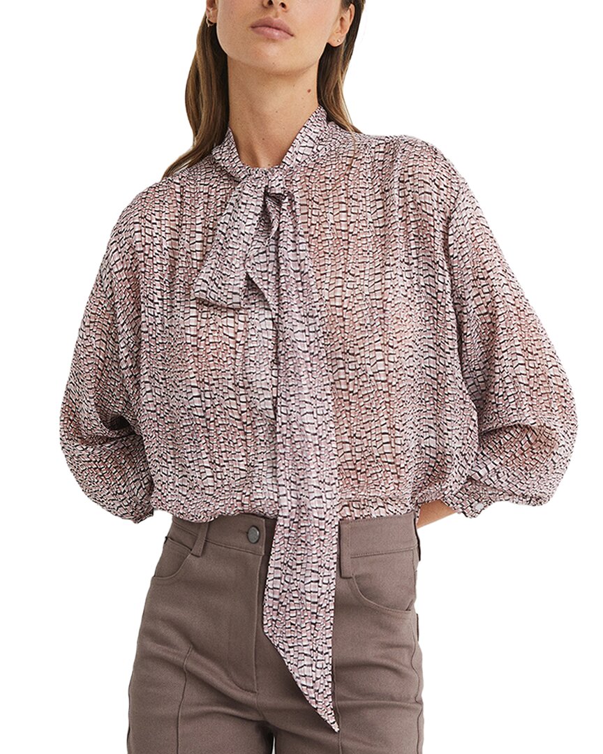 Reiss Reiss Kelsie Lurex Blouse