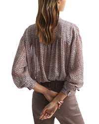Reiss Reiss Kelsie Lurex Blouse