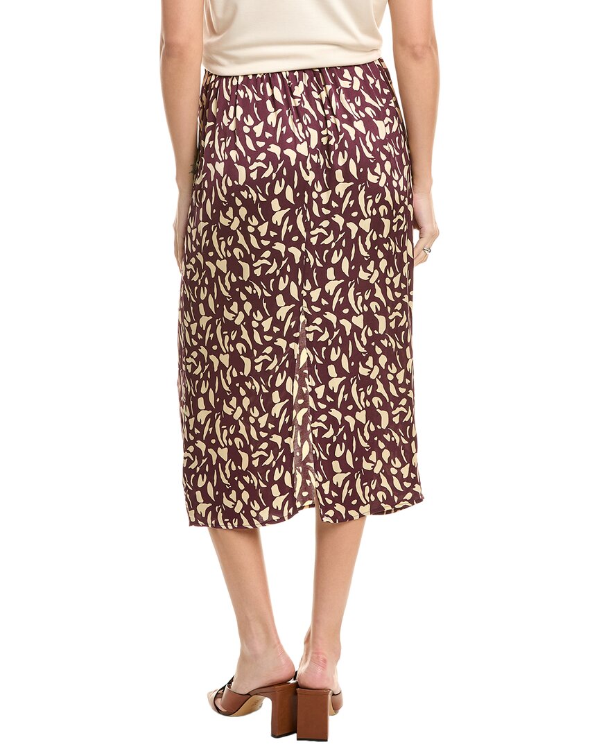 Velvet By Graham & Spencer Juno Printed Satin Skirt