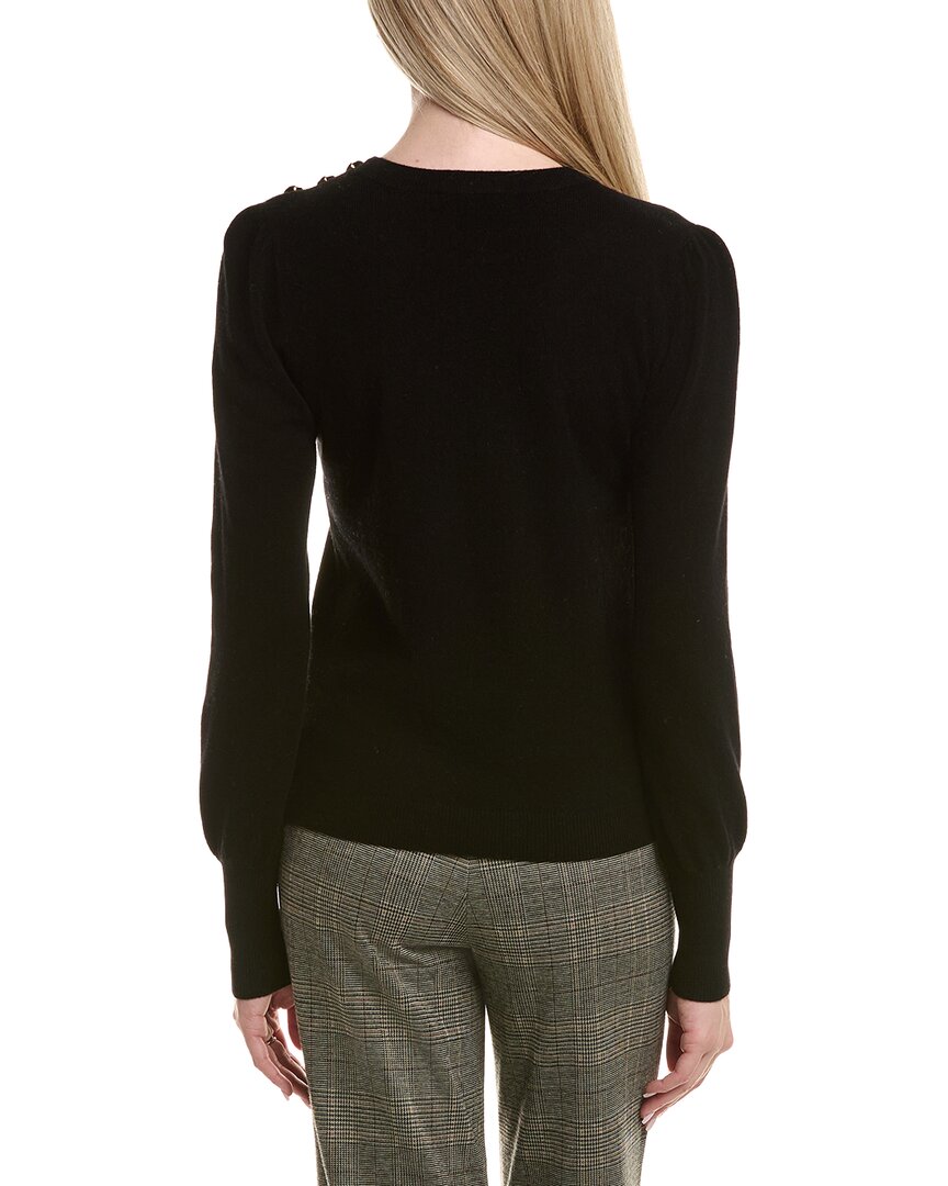 Bruno Magli Button Shoulder Wool & Cashmere-Blend Sweater