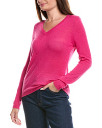 Forte Cashmere V-Neck Cashmere Sweater
