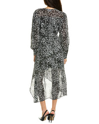 The Kooples Surplice Midi Dress