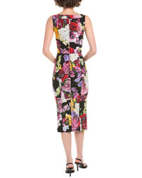 Dolce & Gabbana Mesh Sheath Midi Dress