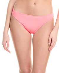La Blanca Solid Hipster Bikini Bottom Orange