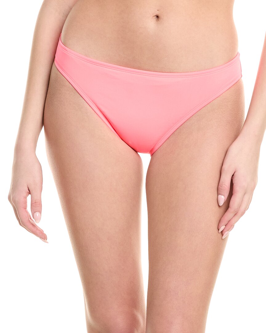 La Blanca Solid Hipster Bikini Bottom Orange