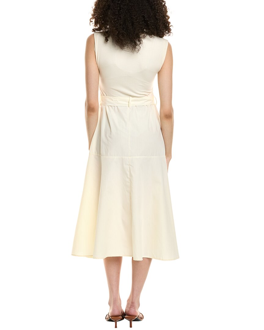Colette Rose Belted Midi Dress