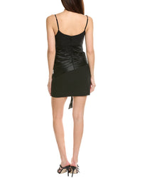 Cinq À Sept Anselle Silk-Trim Mini Dress