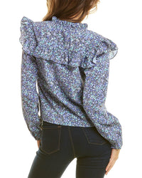 Celina Moon Ruffle Blouse