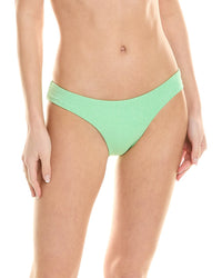 Becca By Rebecca Virtue Glimmer Adela Hipster Bikini Bottom Green Regular 0 (XS)
