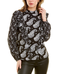 Ted Baker High Neck Blouse 1 Black