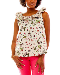 Sara Campbell Womens Vicky Blouse, Xs Pink Regular 0 (XS)