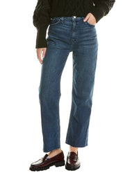 Hudson Jeans Remi High-Rise Straight Ankle Pant Blue 23" Waist
