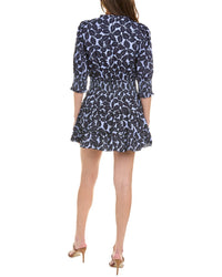 Sail To Sable Smocked Waist Mini Dress