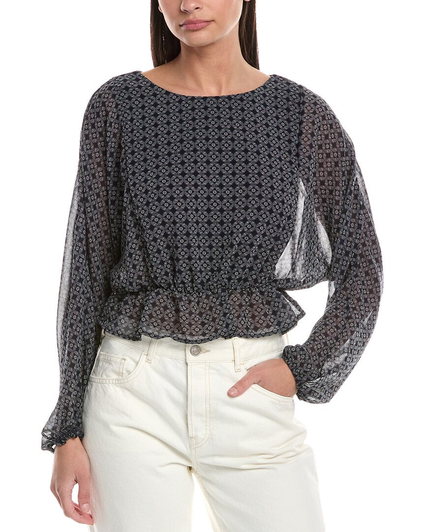 Hashttag Peplum Top Black Regular 0 (XS)