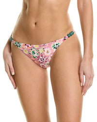 Tanya Taylor Tia Bikini Bottom Pink Regular 16 (XL)