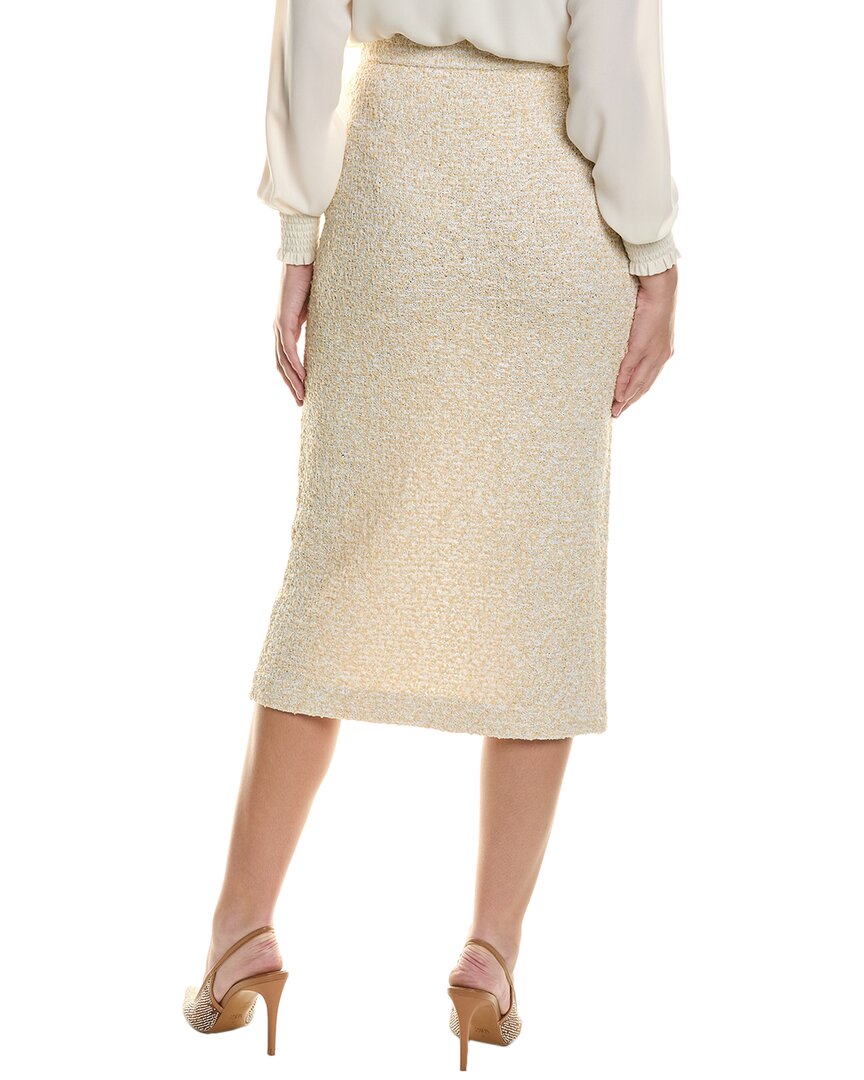 St. John Tweed Wool-Blend Pencil Skirt