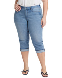 Nydj Plus Marilyn Lakefront Crop Jean Multi