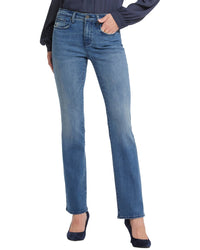 Nydj Barbara Cascade Wave Bootcut Jean Green 23" Waist