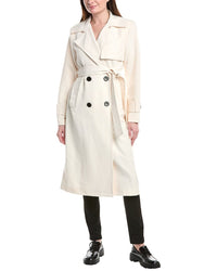 Sam Edelman Trench Coat White
