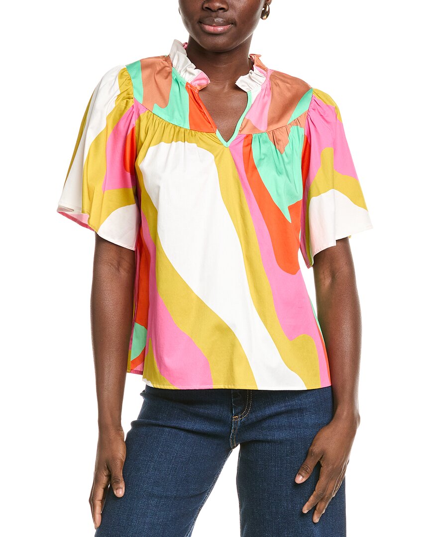 Crosby By Mollie Burch Mattie Top Red