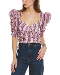 Isabel Marant Étoile Galaor Top Pink