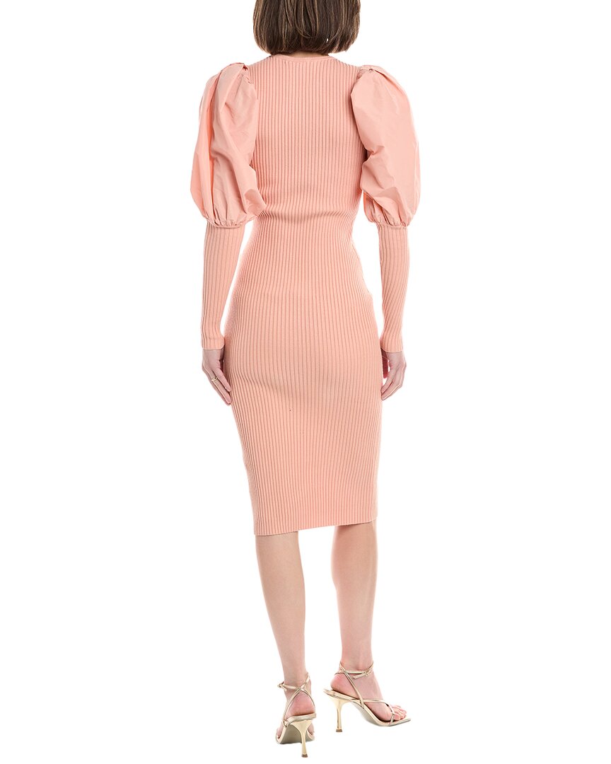 Elisabetta Franchi Puff Sleeve Sweaterdress