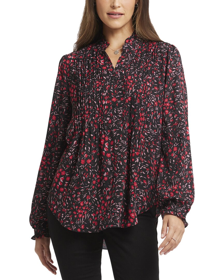 Nydj Tunic Blouse Multi Petite 0 (XS)