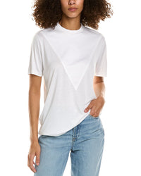 Burberry Silk-Blend T-Shirt White Regular 4 (S)