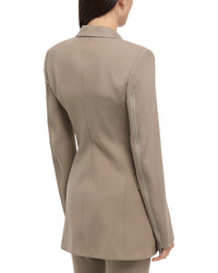 Helmut Lang Waisted Ponte Blazer