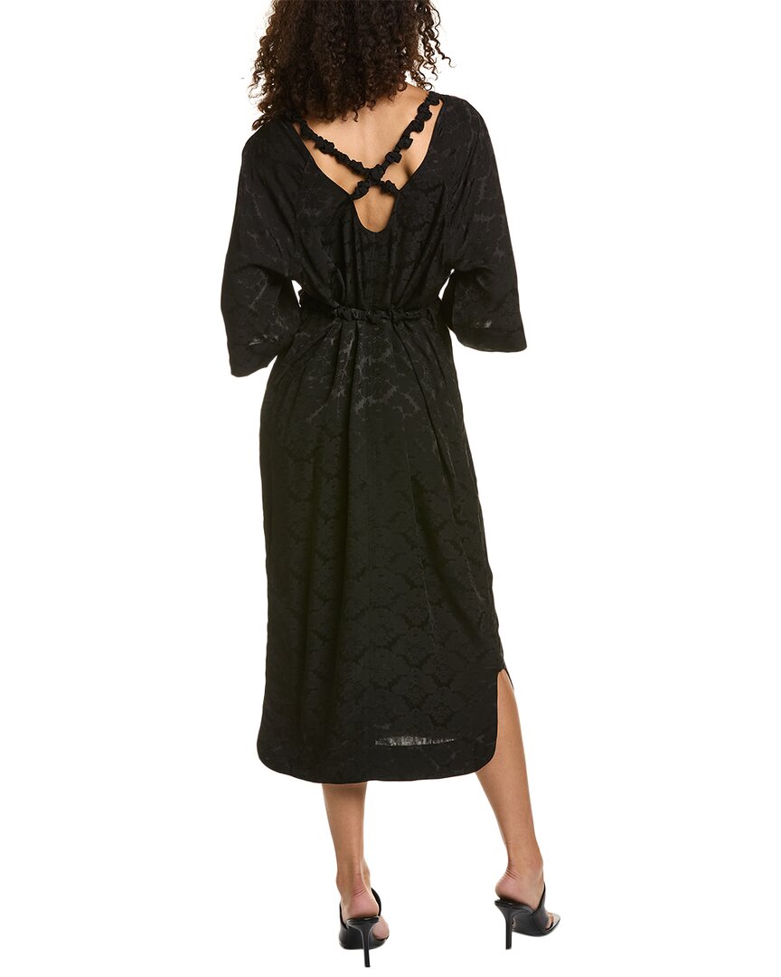 Ganni Jacquard Midi Dress