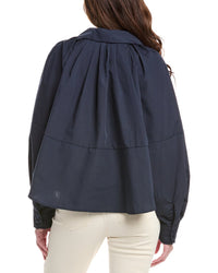 Avantlook Pleated Neck Top