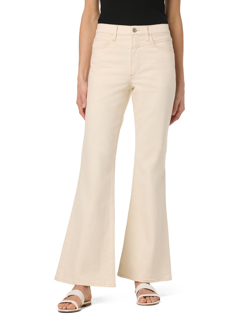 Joe's Jeans The Avery Ecru High Rise Flare Jean Ecru