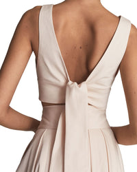 Reiss Tammi Crop Top With Bow Detail