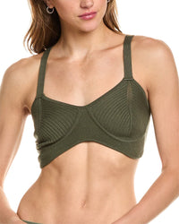 Beach Riot Iris Top Green