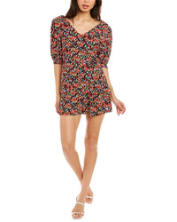 Traffic People Bow Down Playsuit Blue