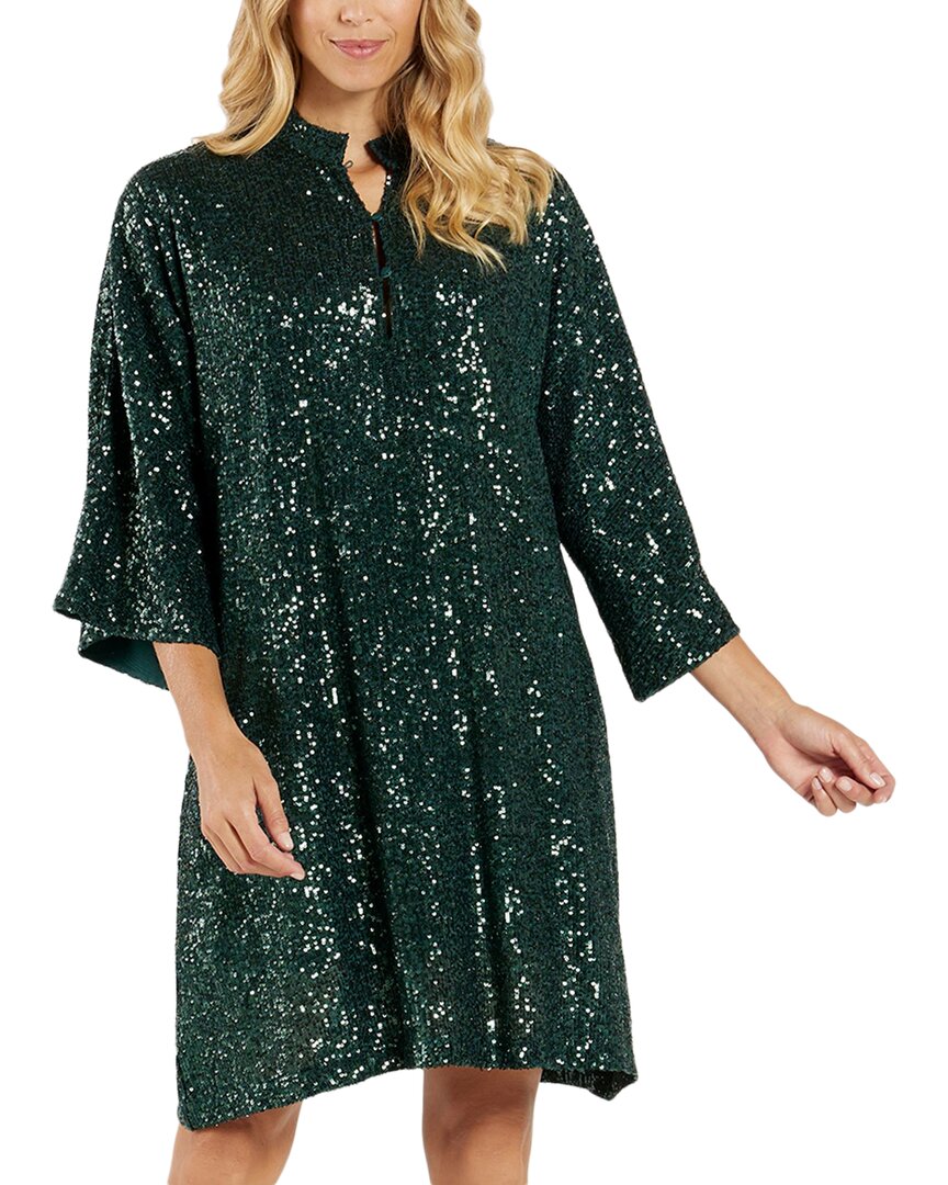Jude Connally Delia Tunic Dress Green