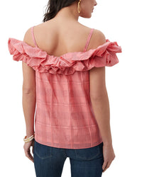 Trina Turk Primrose Silk-Blend Top
