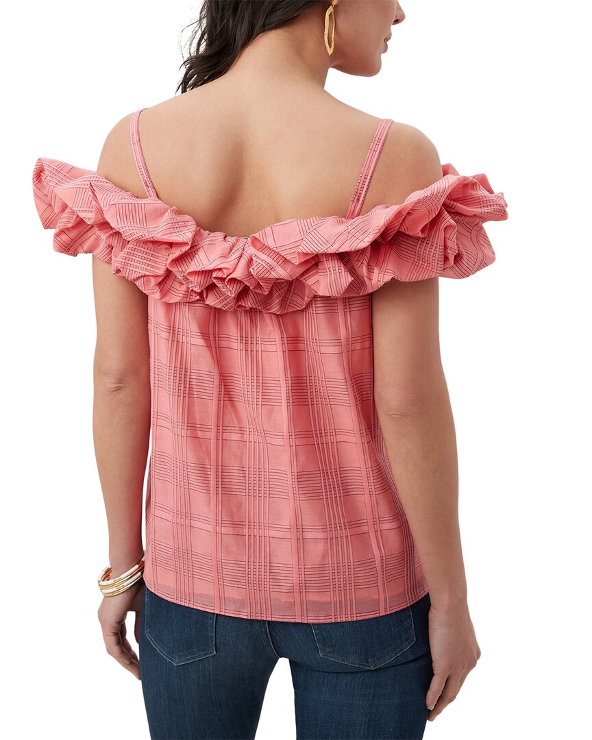 Trina Turk Primrose Silk-Blend Top
