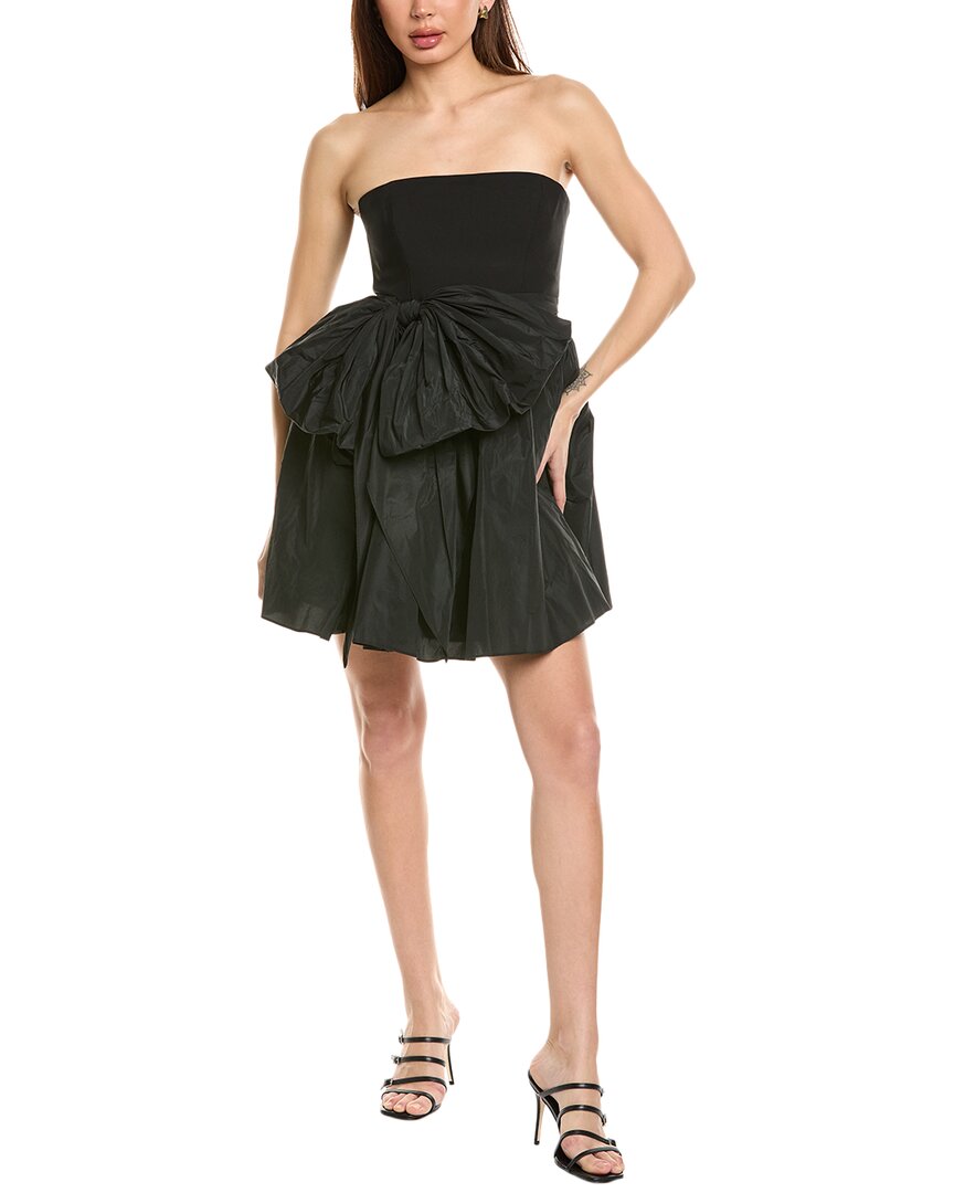 Cinq À Sept Stella Liv Side Bow Dress Black