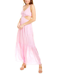 Ash & Eden Pari Cutout Maxi Dress Pink