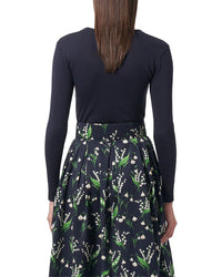 Carolina Herrera Silk-Blend Top