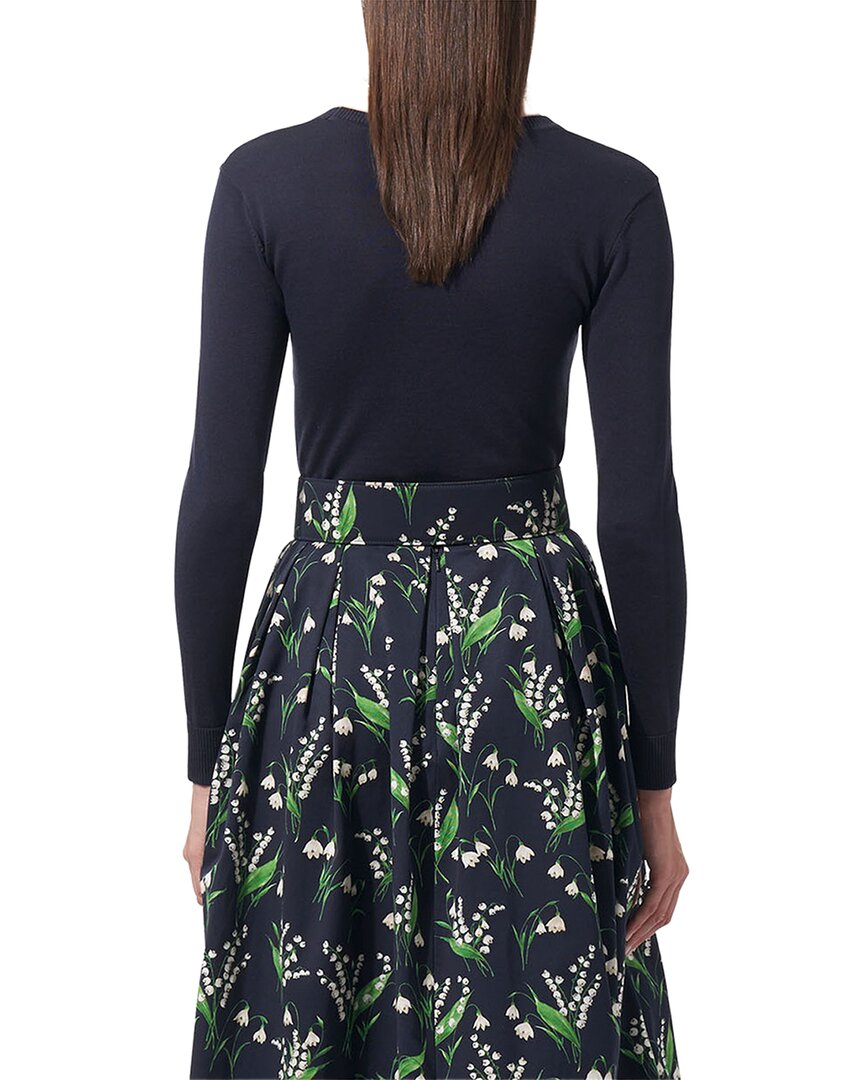Carolina Herrera Silk-Blend Top