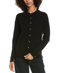 Incashmere Shirt Style Wool & Cashmere-Blend Sweater
